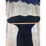 Diane Von Furstenberg  Black‎ Lucy Jumpsuit Boatneck Dolman Sleeve Size 10 Photo 5