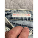 Dollhouse Denim Jean Shorts Womens Juniors Size 1 Distressed Light Washed NWT Photo 4