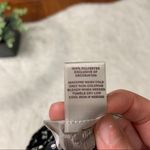 Loft ⭐️ Black & White Floral Crocheted Crewneck Top Photo 5