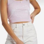 Billabong Pink Cropped Tanktop Photo 1