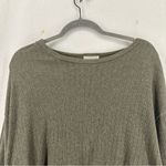 Alfani Round Neck Long Sleeve Sweater Womens XL Green Photo 1