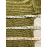 Aerie Womens Sweater Size XS Chunky Knit High Neckline Mock Green Oversized Soft Photo 11