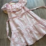 Lisa Marie Fernandez X target pink floral off shoulder dress‎ Size L Photo 8