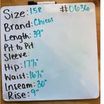 Chicos Platinum Denim Flare Leg Pull On Jeans Gray Womens Size 1.5R(10) Photo 4