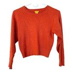 Daisy Orange Crop Pullover Sweater Size M Size M Photo 0