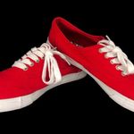 Mossimo Supply Co Red Canvas Sneakers Photo 2