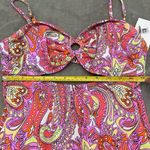 Jessica Simpson 🦄Brand New  one Piece Paisley Swimsuit, Medium Photo 4