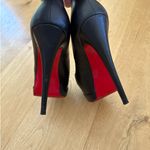 Christian Louboutin Stiletto Pumps Palais Royal Size 41 Black Red Photo 4