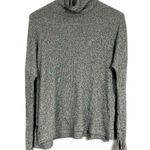 Aerie Ribbed Turtleneck Long Sleeved Grey Sweater Shirt Size XS Photo 0