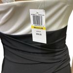 City Studio Black White Bodycon Bling Gem Formfitting Mini Dress Womens Medium Photo 6