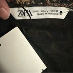 ZARA  Black and Brown Patterned Top Photo 2