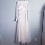 Baltic Born Layla White Long Sleeve Tulle Maxi Dress Photo 5