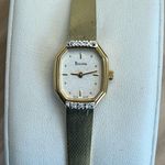 Bulova Ladies Watch RARE Vintage Diamonds Gold-Tone Bracelet 1968 Inscription Photo 1