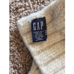 Gap Vintage VTG Y2K 2001 Ivory Wool Mohair Chunky Knit Scarf Accessory One Size Photo 7