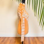 We The Free by Free People Tie Dye Turtleneck Long Sleeve Top Orange White Small Photo 2