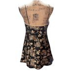 Victoria's Secret Victoria’s Secret Front Tie Spaghetti Strap Black Floral Baby Doll Cami  Women M Photo 6