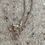 925 Italian Silver Anklet with pink beads Photo 3