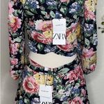 ZARA NWT  Dora Floral Top & Skirt‎ Set Photo 2