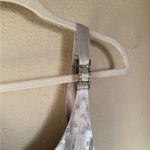 American Vintage VINTAGE 90s Paillette Sequin Satin Slinky Formal Prom Gown Sz 0 NEW Silver Photo 2