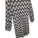 Boden Lucie Stretch Jersey Tunic Balloon Sleeve Palm Dress Navy 6 Photo 13