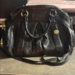 Brahmin  Louise Rose croc-embossed leather satchel with gold-tone hardware Photo 0