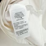 J.Crew Squareneck Cap Sleeve Top Stretch Cotton Blend White Fitted Medium NWT Photo 8