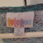 LuLaRoe Teal Patterned Women's Top Photo 1