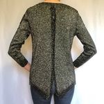 Black & Silver Metallic Rear Button Photo 1