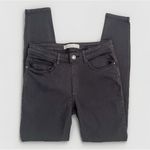 ZARA  Denim Ankle Skinny Jeans Size 6 Stretch Dark Gray Basic Z1975 NWOT Photo 4