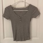 American Eagle Soft & Sexy Striped Crop Top Photo 1
