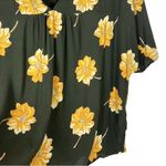 Madewell  Rhyme floral flutter sleeve green yellow top size XS Photo 3