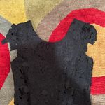 Double Zero NWOT Black Cap Sleeve Lace Floral Cutout Fancy Dress Junior’s Small Photo 2