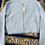 Jessica Simpson  light blue women’s Cardigan size M Photo 0