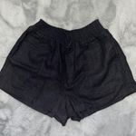 Love Tree NEW / Boutique Black Linen Casual Shorts Photo 1