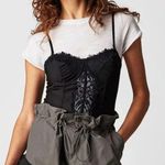 Free People NEW Intimately Good Luck Charm Bodysuit, Black, Size S New w/o Tag Photo 1