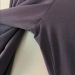 Athleta Studio Wide Leg Pant Dusk Violet Foldover Yoga Baggy Size L Photo 6