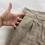 Old Navy  Sliced Bread Linen Blend High Rise Wide Leg Trouser S Photo 2