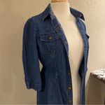 Hera Collection Hera Denim Jean Long Jacket or Dress Blue Small Photo 1