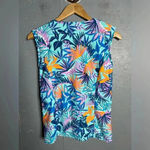 Coolibar Kaylana Tank Top UPF 50+ Size Medium Green Photo 3