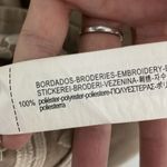 ZARA  Embroidered Tan Mini Dress XL Photo 12