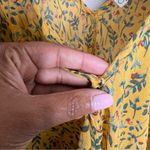 Ophelia Roe  Sheer‎ Chiffon Floral Print Wrap Blouse Photo 6