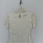 Biggerlove Lace Short Sleeve Mini Dress Womens Small White Photo 6