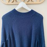 Joie  Knit Pullover Sweater Navy Sz Medium Photo 7