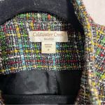 Coldwater Creek  Shaped Tweed Zip Jacket Size 8 Photo 6