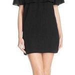 Yumi Kim Silk Ruffle Black Off The Shoulder Dress Style DR-9826 Women Size Small Photo 0