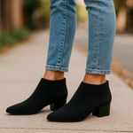 Bettye Muller Quill Pointed Toe Wool Booties Deep Purple Size 8.5 Photo 15