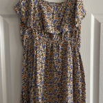 Cotton On  Womens Large Floral Smocked Waist Dress Cottagecore Church Photo 0