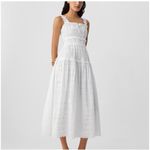 Gap  x DOEN White Eyelet MIDI Dress Photo 1