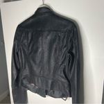 We The Free FREE PEOPLE Fenix Black Moto Jacket Small Photo 4