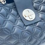 Kate Spade ♠️ Elegant Black Leather Quilted Handbag Photo 10